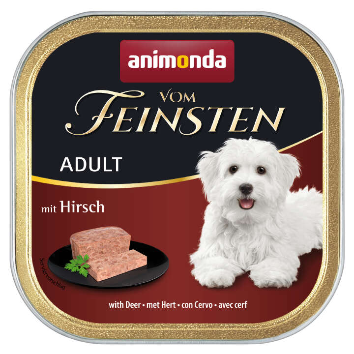 animonda Hunde-Nassfutter Vom Feinsten Adult Hirsch